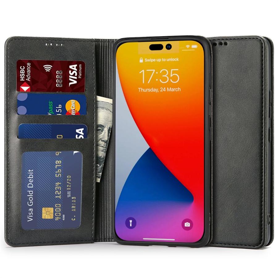 Tech-Protect Wallet Magnet Black Kryt iPhone 14 Pro
