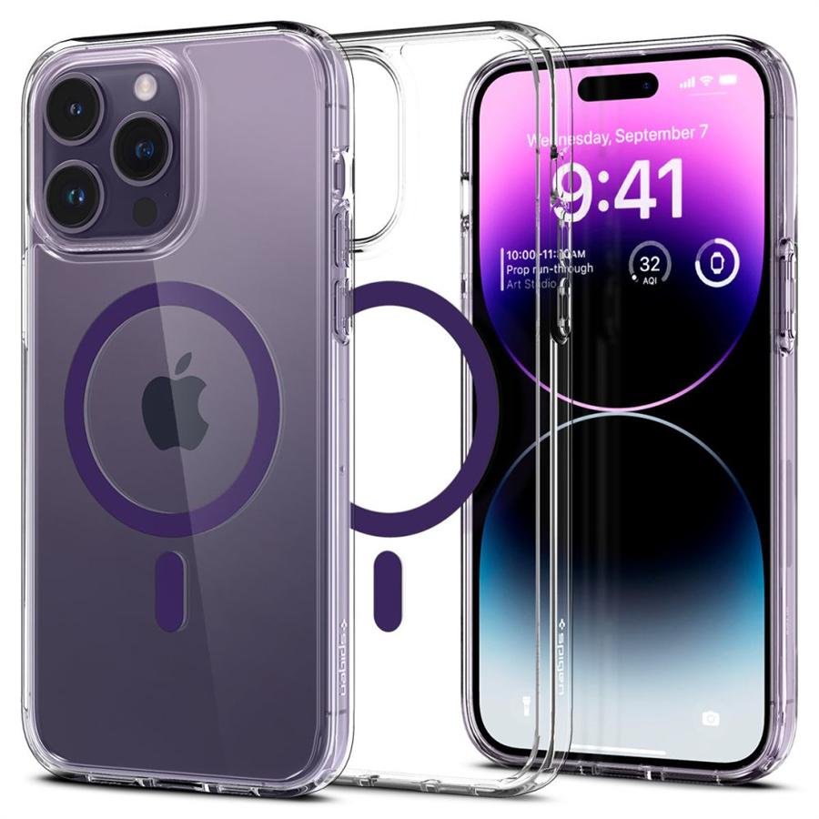 Spigen Ultra Hybrid MagSafe Deep Purple Kryt iPhone 14 Pro