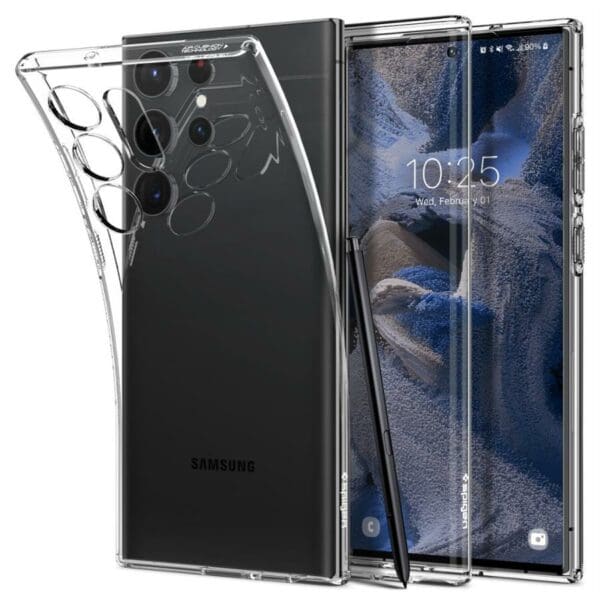 Spigen Liquid Crystal Crystal Clear Kryt Samsung Galaxy S23 Ultra