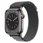 Alpina Náramek Apple Watch 45/44/42/Ultra Deep Gray