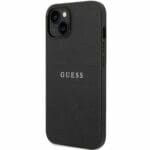 Guess PU Leather Saffiano Blakc Kryt iPhone 14