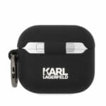 Karl Lagerfeld and Choupette AirPods Pro Silicone Kryt Black