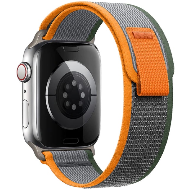 Endurance Loop Náramek Apple Watch 45/44/42/Ultra Orange Deep Green