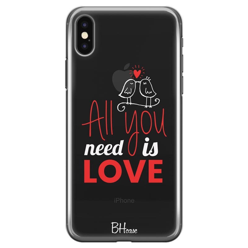 All You Need Is Love Kryt iPhone X/XS