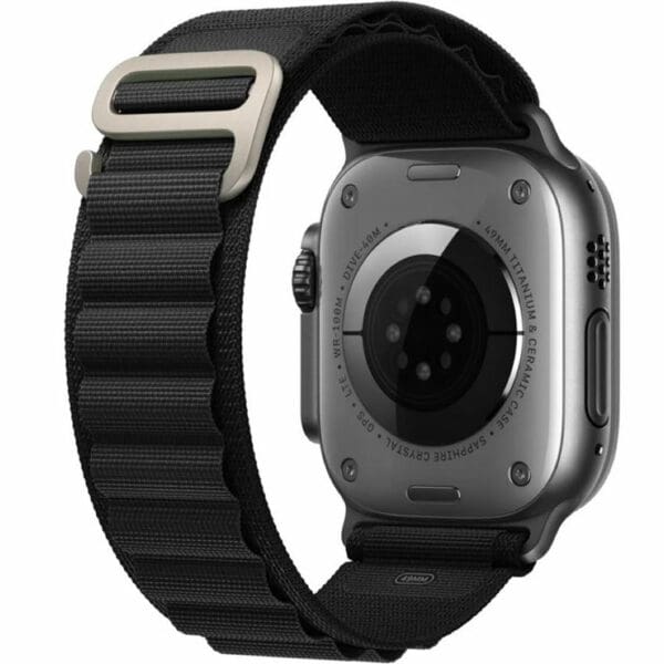 Alpina Náramek Apple Watch 45/44/42/Ultra Black