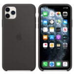 Apple Black Silicone Kryt iPhone 11 Pro Max