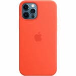 Apple Electric Orange Silicone MagSafe Kryt iPhone 12 Pro Max