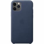 Apple Midnight Blue Leather Kryt iPhone 11 Pro