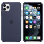Apple Midnight Blue Silicone Kryt iPhone 11 Pro Max
