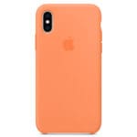Apple Papaya Silicone Kryt iPhone XS