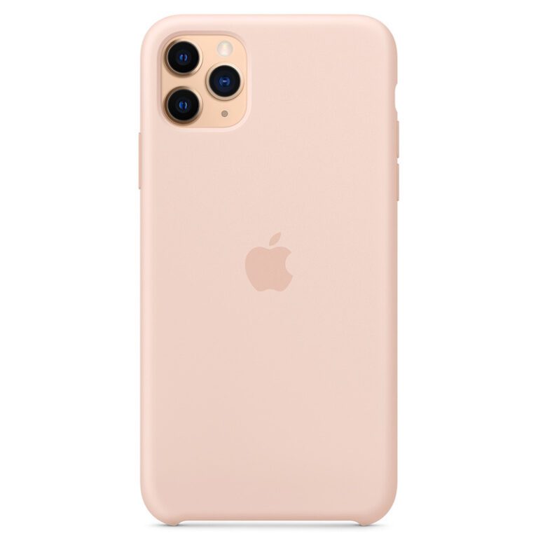 Apple Pink Sand Silicone Kryt iPhone 11 Pro Max