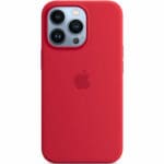 Apple Red Silicone MagSafe Kryt iPhone 13 Pro