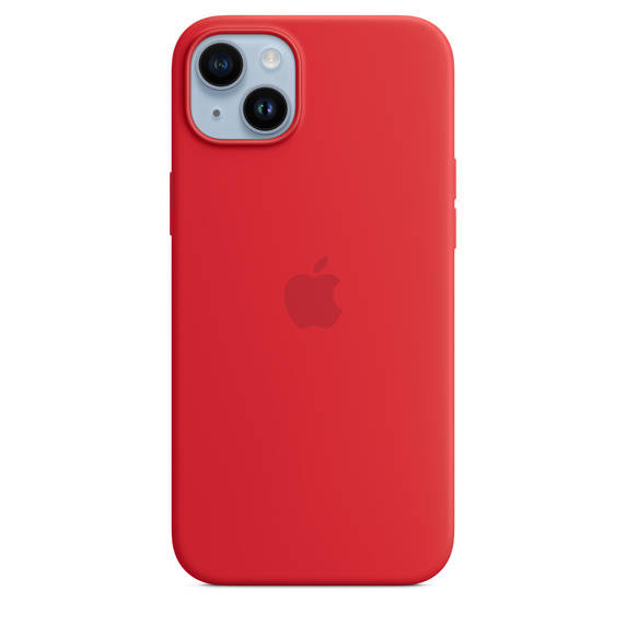 Apple Silicone MPT63ZM/A Red Kryt iPhone 14 Plus
