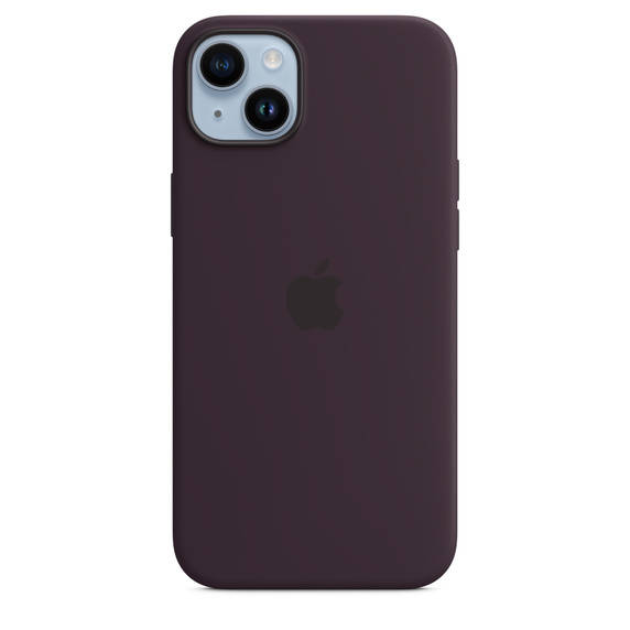 Apple Silicone MPT93ZM/A Elderberry Kryt iPhone 14 Plus
