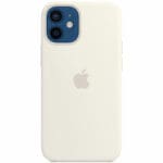 Apple White Silicone MagSafe Kryt iPhone 12 Mini