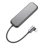 Baseus Adapter HUB USB Type C to 4x USB 3.0 / USB Type C PD Adapter for MacBook / PC Gray (CAHUB-EZ0G)