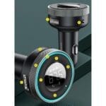Baseus Enjoy Car LED Wireless 2x USB 3,5mm Jack MP3 Nabíječka Blueoth 5.0 3.4A Black (CCLH-01)