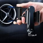 Baseus Future Gravity Car Mount Holder Black – For Round Air Outlet