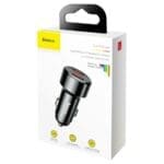Baseus Magic Series Dual QC Nabíječka Do Auta Digital Display 2x USB QC3.0 45W 6A Black (CCMLC20A-01)
