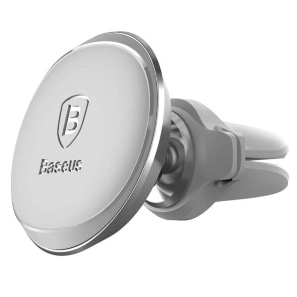 Baseus Magnetic Car Mount With Kabel Clip Silver