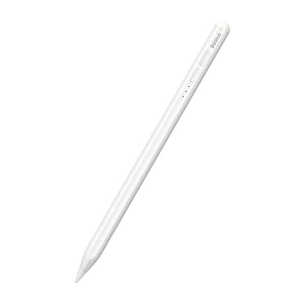 Baseus Smooth Writing Active Stylus Stylus Pen with LED Indicator for iPad White + USB-C 3A 0.3m Power Cable and Active Replaceable Tip (SXBC000202)