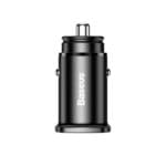 Baseus Square PPS Universal Smart Nabíječka Do Auta USB Quick Charge 4.0 QC 4.0 And USB-C PD 3.0 SCP Black (CCALL-AS01)