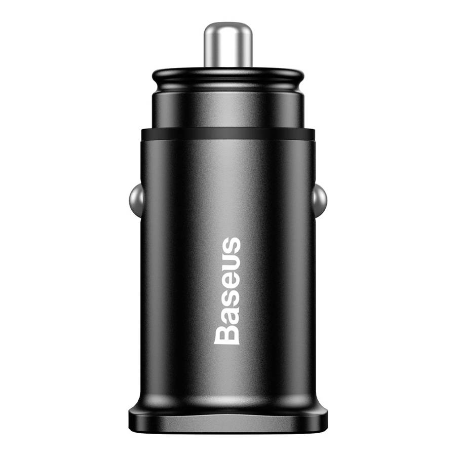 Baseus Square Smart Nabíječka Do Auta 2x USB QC3.0 Quick Charge 3.0 SCP AFC 30W Black (CCALL-DS01)