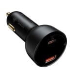 Baseus Superme Fast Nabíječka Do Auta USBUSB Typ C 100W PPS Quick Charge Power Delivery + USB Typ C Cable 100W (20V/5A) 1m Black (TZCCZX-01)