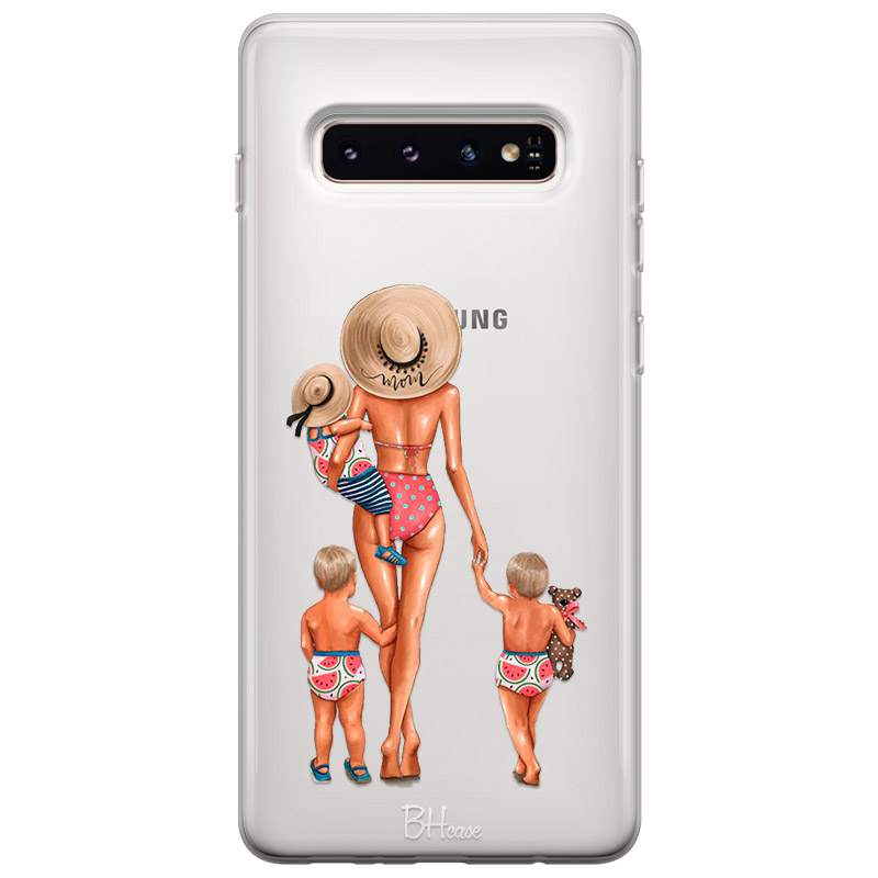 Beach Day Boys Blonde Kryt Samsung S10 Plus