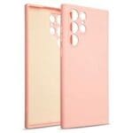 Beline Silicone Rose Gold Kryt Samsung Galaxy S22 Ultra
