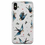 Birds Tattoo Kryt iPhone X/XS