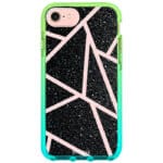 Black Glitter Pink Kryt iPhone 8/7/SE 2020/SE 2022