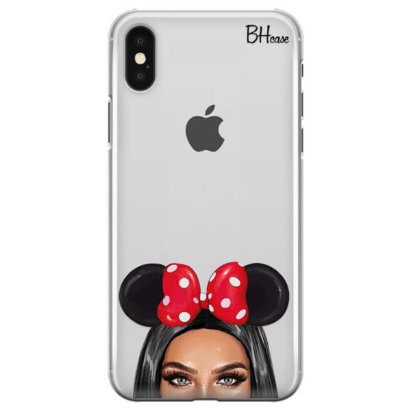 Black Haired Girl With Ribbon Kryt iPhone X/XS