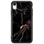 Black Rose Marble Kryt iPhone XR