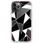 Black White Geometric Kryt iPhone 11 Pro