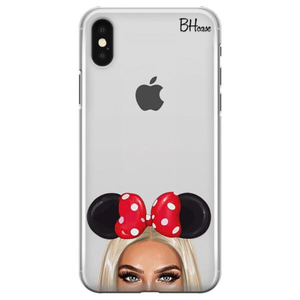 Blonde Girl With Ribbon Kryt iPhone X/XS