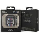 BMW BMA222SWTK Black Multiple ColoRed Lines Kryt AirPods 1/2