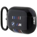 BMW BMAP222SWTK Black Multiple ColoRed Lines Kryt AirPods Pro 2