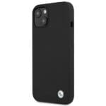 BMW BMHCP13SSILBK Black Silicone Signature Kryt iPhone 13 Mini