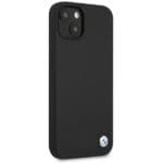 BMW BMHCP13SSILBK Black Silicone Signature Kryt iPhone 13 Mini