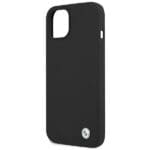 BMW BMHCP13SSILBK Black Silicone Signature Kryt iPhone 13 Mini