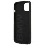 BMW BMHCP13SSILBK Black Silicone Signature Kryt iPhone 13 Mini