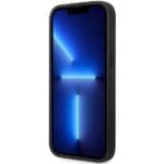 BMW BMHCP14L22RFGR Burgundy Leather Diamond Pattern Kryt iPhone 14 Pro