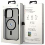 BMW BMHMP14LDSLK Black Hardcase Signature MagSafe Kryt iPhone 14 Pro
