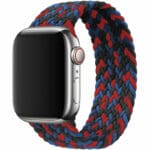 Braided Řemínek Apple Watch SE/11/10/9/8/7/6/5/4/3 (42/41/40/38mm) Black Red Blue