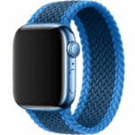 Braided Řemínek Apple Watch SE/11/10/9/8/7/6/5/4/3 (42/41/40/38mm) Blue Border
