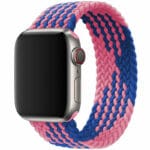 Braided Řemínek Apple Watch SE/11/10/9/8/7/6/5/4/3 (42/41/40/38mm) Blue Pink