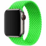 Braided Řemínek Apple Watch SE/11/10/9/8/7/6/5/4/3 (42/41/40/38mm) Flash Green