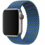 Braided Řemínek Apple Watch SE/11/10/9/8/7/6/5/4/3 (42/41/40/38mm) Green Blue