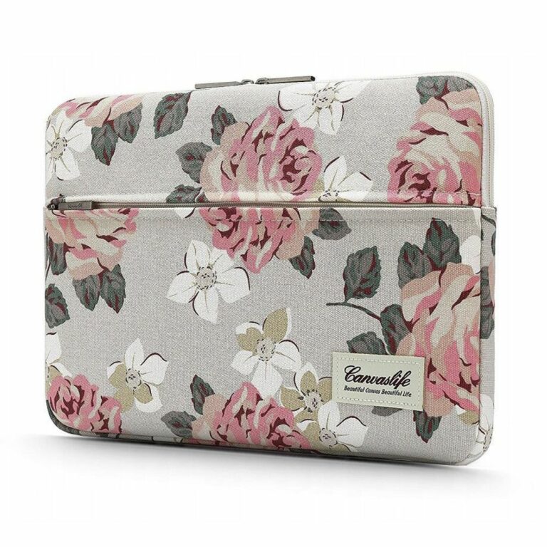 Canvaslife Sleeve Laptop 13-14 White Rose